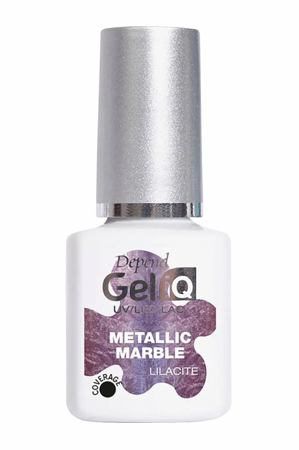 Depend Negle>Gel iQ Metallic Marble Lilacite