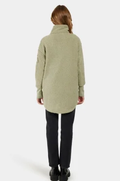 Didriksons Fleecejakke Sally Wns FZ 2 Wilted leaf Clearance