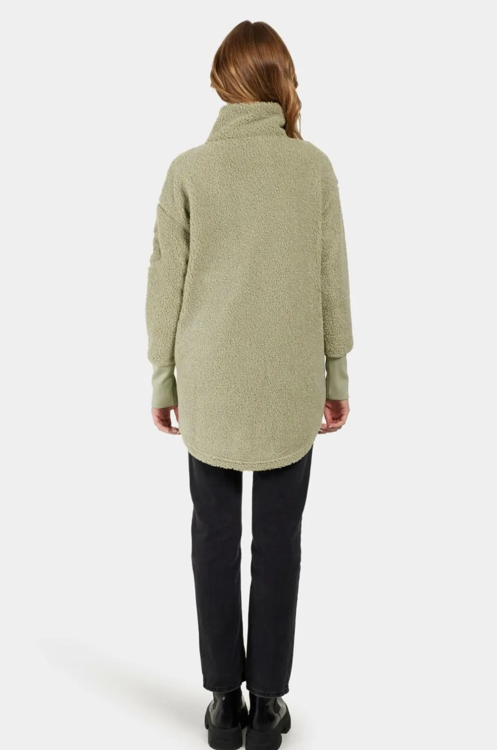 Didriksons Fleecejakke Sally Wns FZ 2 Wilted leaf Clearance