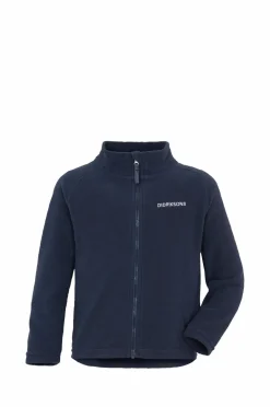 Didriksons Trøjer & Cardigans>Fleecetrøje Monte Kids Fullzip 10 03-82 navy
