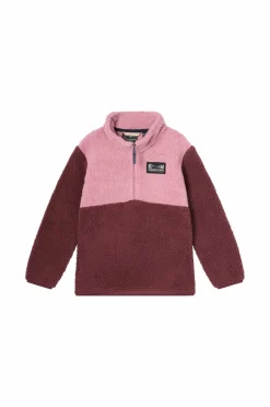 Didriksons Trøjer & Cardigans>Fleecetrøje Gosig Halfzip Anemon red