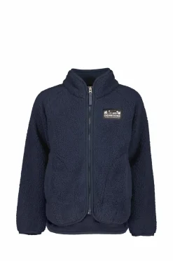 Didriksons Trøjer & Cardigans>Fleecetrøje Gibbs Kids Fullzip 2 Navy