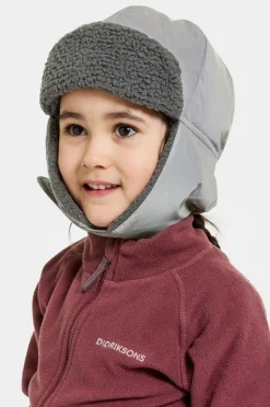 Didriksons Hue Biggles Refl Cap Sølvfarvet New