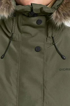 Didriksons Parka Erika Wns Parka Deep green Discount