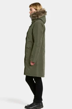Didriksons Parka Erika Wns Parka Deep green Discount