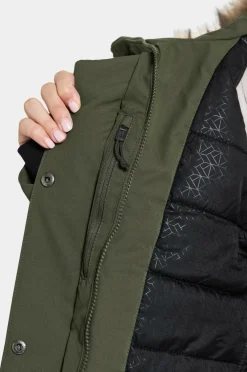 Didriksons Parka Erika Wns Parka Deep green Discount