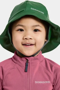 Didriksons Regnhat Southwest Kids 8 Pine green Outlet