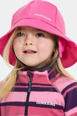 Didriksons Regnhat Southwest Kids 8 Sweet pink Discount