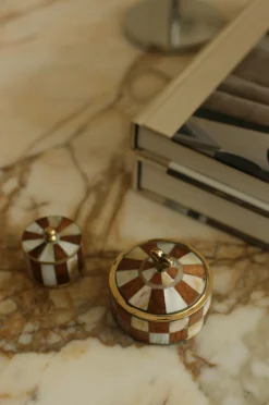 Doing Goods Kasse Heart Circus Woody Brun/hvid Hot