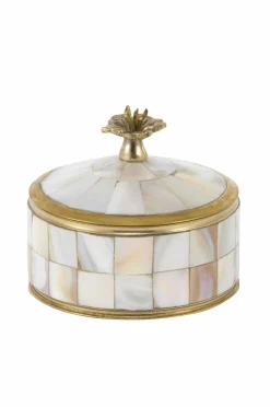 Doing Goods Æske Maisie Circus Pearly Hvid/messing