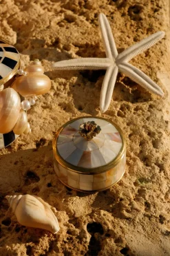 Doing Goods Æske Maisie Circus Pearly Hvid/messing