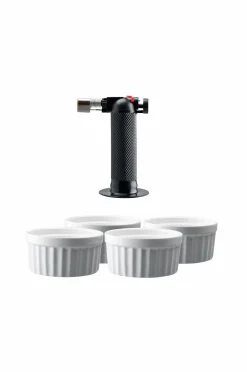 Dorre Små Køkkenmaskiner>Brûlésæt Fire 4-pak Sort mat sort