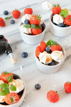 Dorre Små Køkkenmaskiner>Brûlésæt Fire 4-pak Sort mat sort