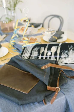 Dorre Køkkentekstiler>Forklæde Elena Blå