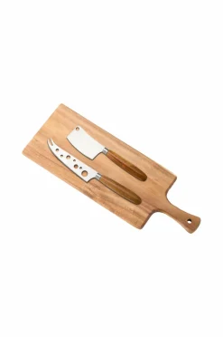 Dorre Husholdningsartikler>Ostebakke med knive Sally Akacietræ