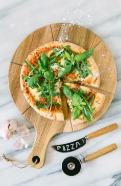 Dorre Husholdningsartikler>Pizzasæt Pino Akacietræ