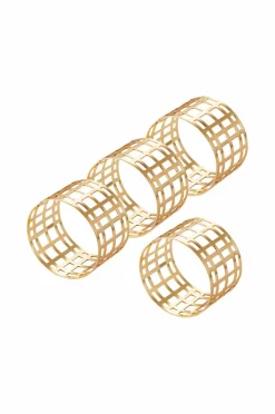 Dorre Bordtekstiler>Servietringe Servina 4-pak Messing