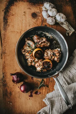 Dorre Stegepande i kulstofstål Eminence Rustfrit stål