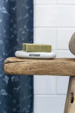 Dsignhouse x Moomin Badeværelsestilbehør>Sæbeskål Mumin 12x7 cm Hvid Valley hvid