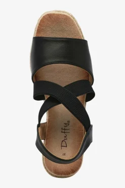 Duffy Sandaler med hæl Black Best