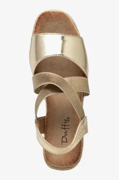 Duffy Højhælede Sko>Sandaler med hæl Gold