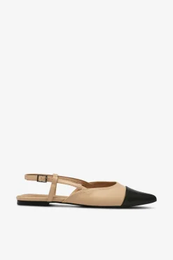 Duffy Slingback Shoes Black/beige Discount