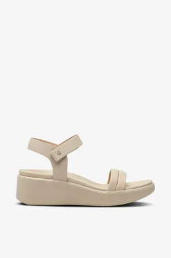 ecco Sandaler & Sandaler Med Hæl>Sandaler Flowt Wedge LX W Limestone/limestone