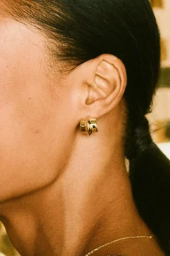 Edblad Smykker>Øreringe Barre Hoops S Gold