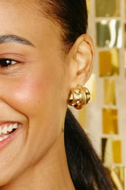 Edblad Øreringe Barre Hoops L Gold Online