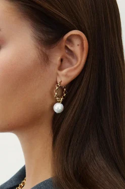 Edblad Smykker>Øreringe Lexie Hoops Gold