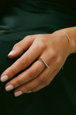 Edblad Smykker>Ring Twiggy CZ Steel