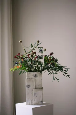 Eightmood Krukke, Cube Hvid Best