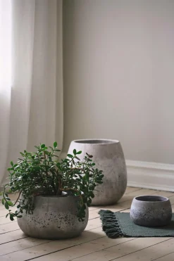 Eightmood Potteskjulere>Krukke, Porto H 14 cm Hvid