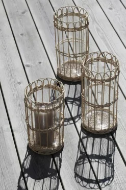 Eightmood Lysestager & Lanterner>Lanterne, Braided Brun