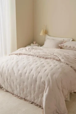 Ellos Sengetæpper>Sengetæppe Aimee Lys hot pink