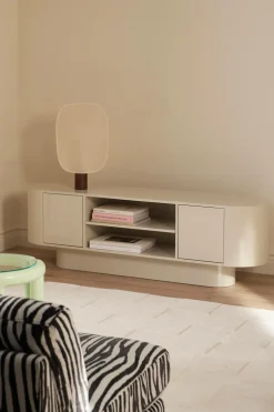 Ellos Tv-bord High Gloss Low Beige Sale