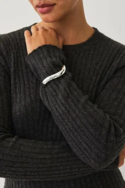 Ellos Collection Armring med uregelmæssig form Sølvfarvet Hot