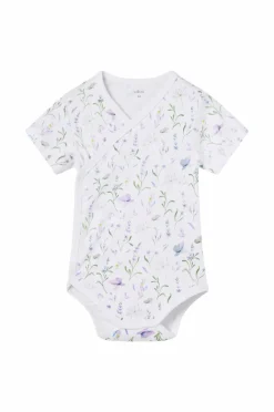 Ellos Collection Baby-startsæt 3 dele Hvidt blomstermønster Outlet