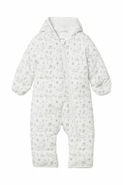 Ellos Overtøj>Collection Babyoverall Boo Hvid mønstret
