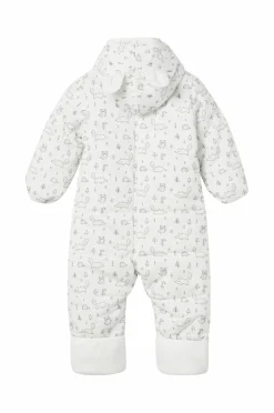 Ellos Overtøj>Collection Babyoverall Boo Hvid mønstret