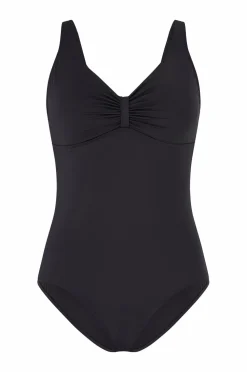 Ellos Badedragter>Collection Badedragt med drapering Sort