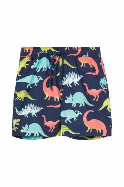 Ellos Collection Badeshorts Morgan Blå mønstret Discount