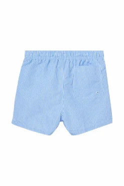 Ellos Collection Badeshorts Blå hvid stribet New