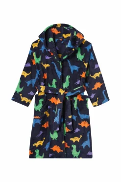 Ellos Nattøj & Homewear>Collection Badekåbe Nils Marineblåmønstret