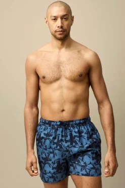 Ellos Badetøj>Collection Badebukser Caleb Blå blomstret