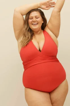 Ellos Badedragter>Collection Badedragt Marbella Rød