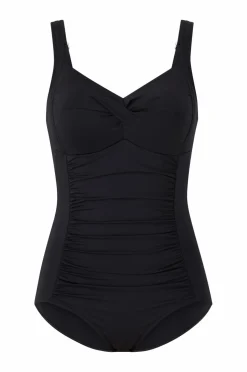 Ellos Badedragter>Collection Badedragt med formende effekt Sort
