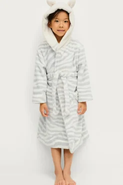 Ellos Nattøj & Homewear>Collection Badekåbe / Morgenkåbe Karlee Zebramønstret