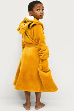 Ellos Nattøj & Homewear>Collection Badekåbe/morgenkåbe Shark Sennepsgul