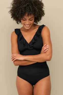 Ellos Collection Badedragt med formende effekt Sort fairbanks Online